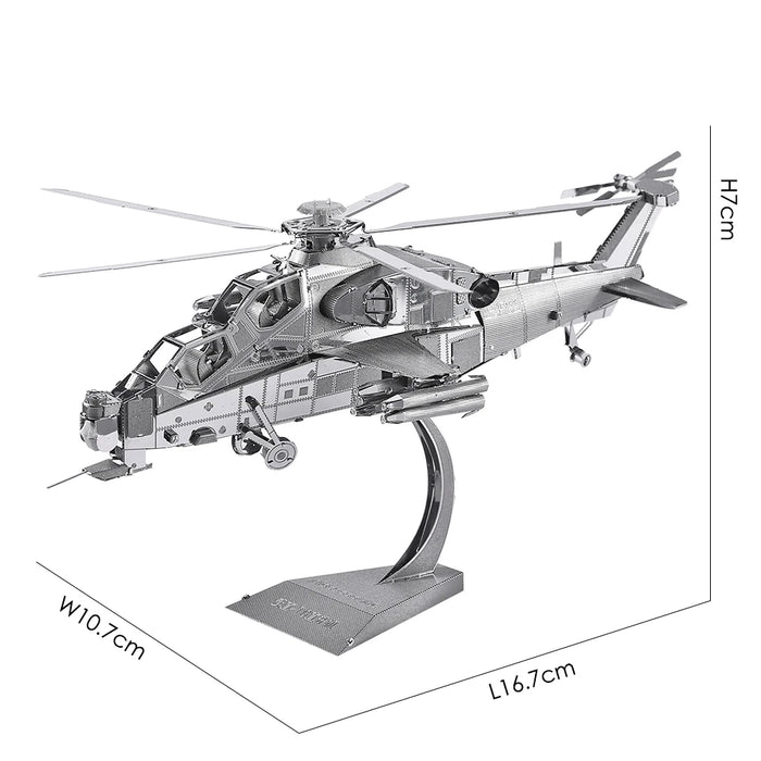 Diy 3D Helicopter Puzzle For Teens & Adults