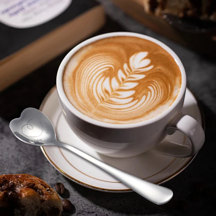 2 / 4 / 6 Piece Stainless Steel Love Spoon Set Perfect For Mother S Day & Holiday Parties