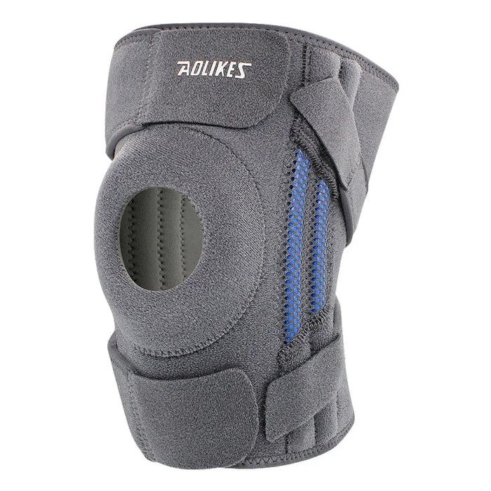 Knee Brace With Side Stabilizers & Gel Pads Cycling Running Climbing Support
