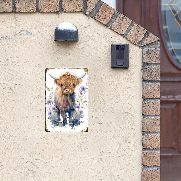 Retro Cow Wall Art For Cafes & Bars