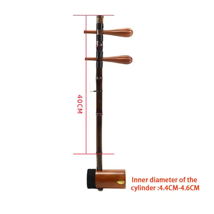 Traditional 2 String Bamboo Jinghu For Peking Opera