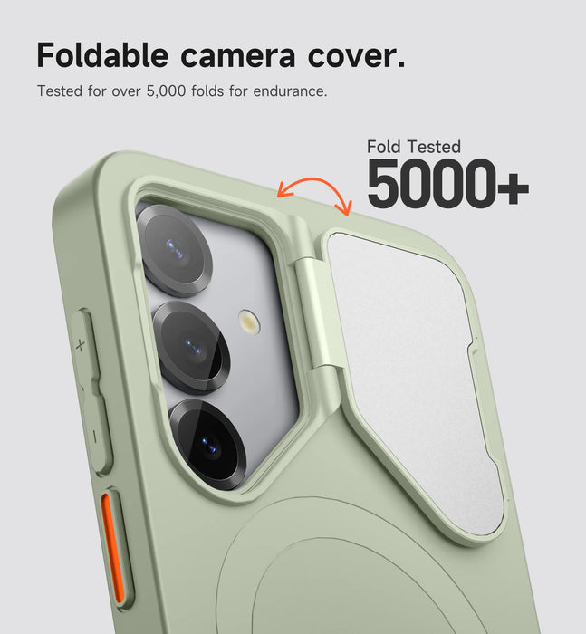 For Samsung Galaxy S25+ Plus Phone 6.7Inch Magnetic Shockproof Protective Case With Camera Protector Adjustable Metal Kickstand