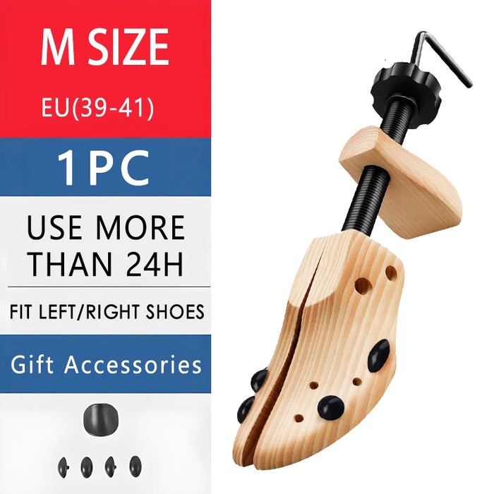 Unisex 1 Piece Wooden Universal Adjustable Length Width High Low Top Shoes Stretcher Expander Extender Keeper Tree