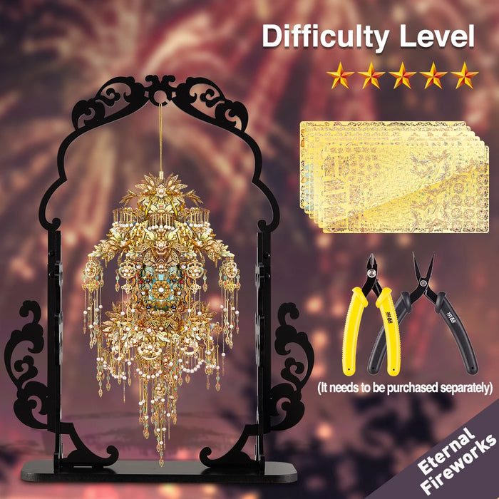 3D Metal Fireworks Puzzle Kit For Teens Diy Gift