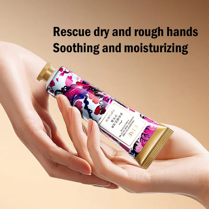 8 Piece Flower Fragrance Hand Cream Set For Moisturizing Nourishing And Repairing Hands