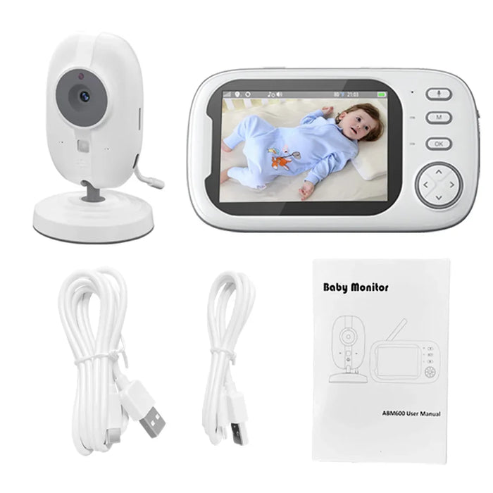 3.5 Wireless Baby Monitor With Night Vision & Temperature Monitoring