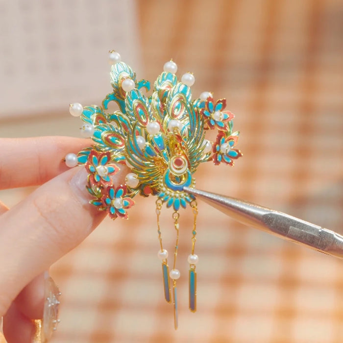 Chinese Phoenix Coronet Model Kit For Home Collection