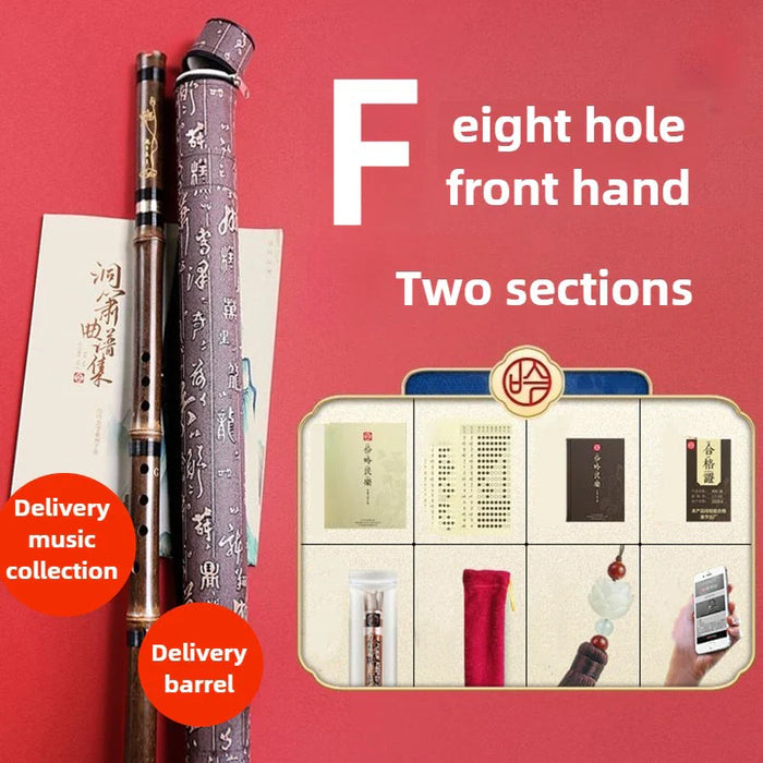 Professional Purple Bamboo Flute For Adults And Beginners