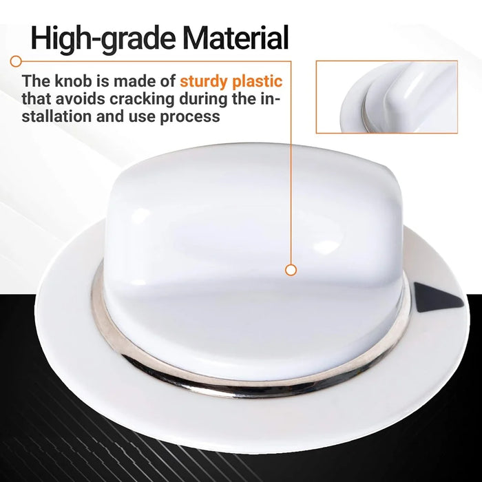 2 Pack We1M654 Dryer Timer Knob Compatible With Ge & Hotpoint Dryers Ap3995098 We01M0443 We1M443 1264290