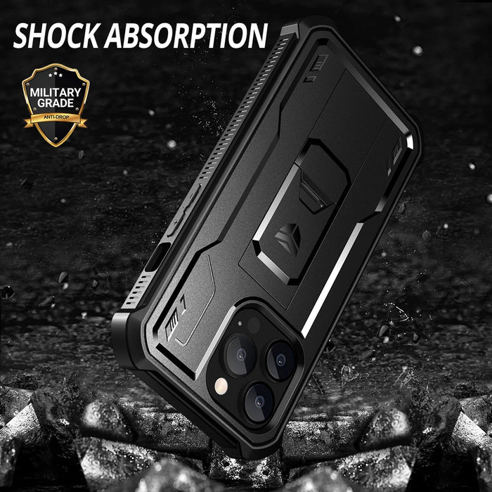 For Iphone 14 Pro Max Protective 360 Degree Full Body Heavy Duty Military Shockproof Protective Case With Built-In Screen Protector