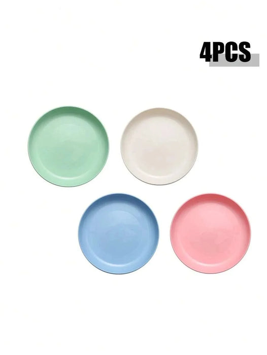 4 / 11 Piece Reusable Plastic Dinner Plates Perfect For Picnics Kitchen Use Microwave & Dishwasher Safe