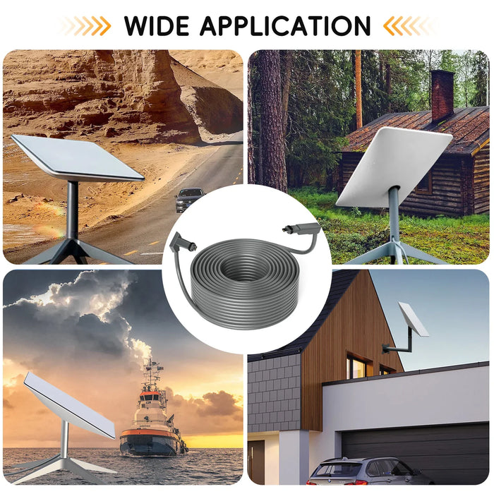 Waterproof Starlink Cable Extension 1200Mbps Transfer Rate