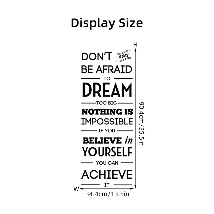 Motivational Wall Decals For Study Room Decor