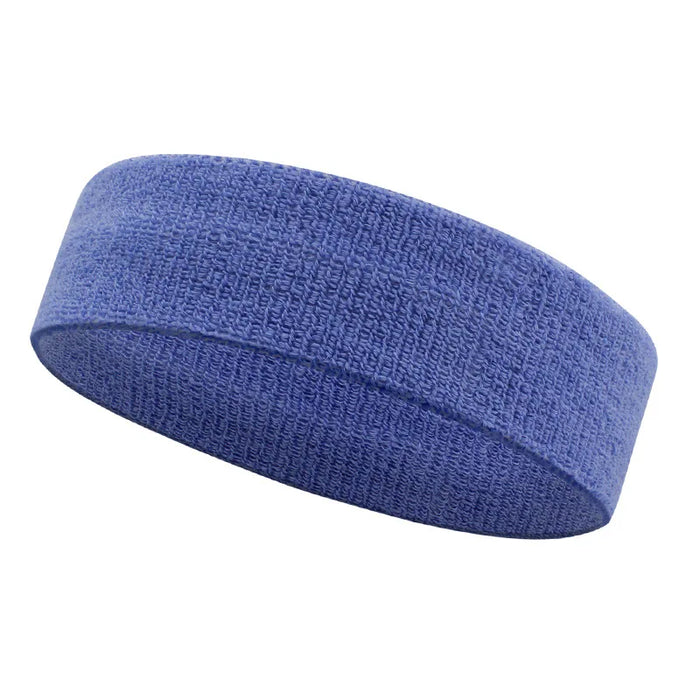 Stretchy Cotton Headband For Sports & Fitness Unisex Sweatband