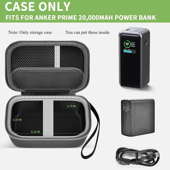 Case Compatible With Anker Prime Power Bank 20 000Mah Portable Charger With 200W Output Battery Pack Power Station