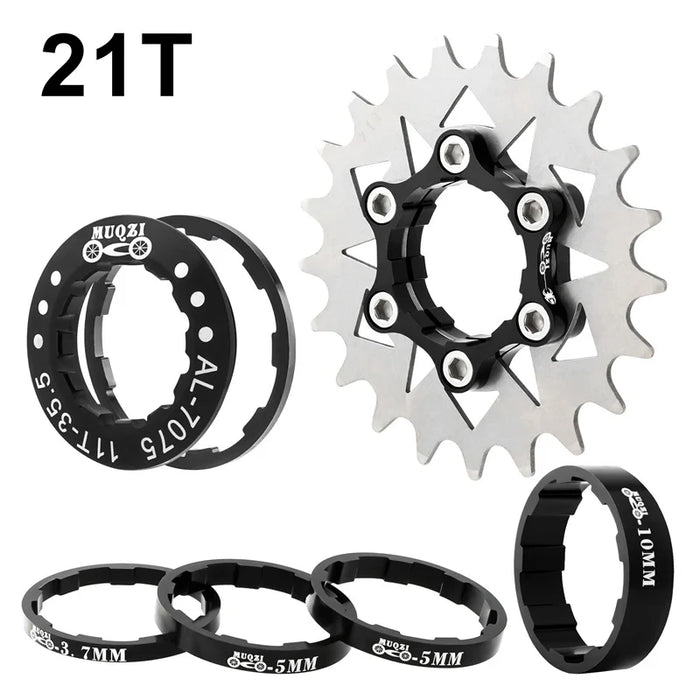 Single Speed Cassette Cog Conversion Kit 12 22T