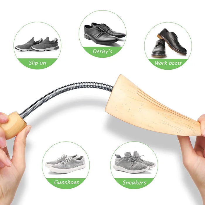 Unisex 2 Pieces Universal Adjustable Length Width High Low Top Shoes Stretcher Expander Extender Keeper Tree