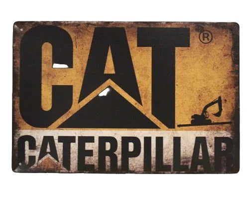 Vintage Rustic Cat Tin Poster 1D Equipment