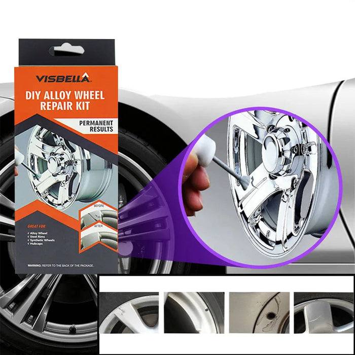 Alloy Wheel Repair Kit Diy Fix Scratches Rust