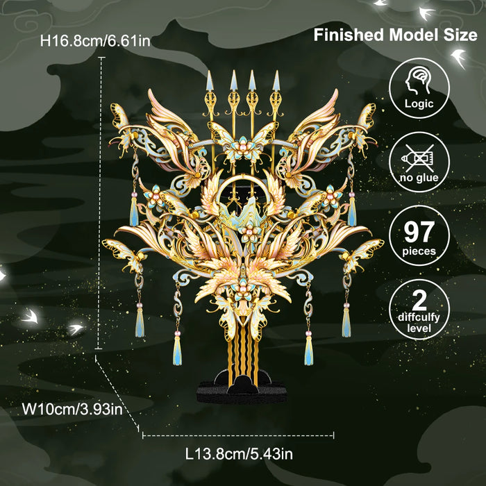 Diy Harp Comb Puzzle Set For Home Decor Birthday Gift