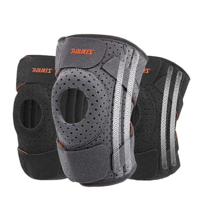 Knee Brace With Side Stabilizers & Gel Pads Maximum Pain Support & Fast Recovery For Men & Women