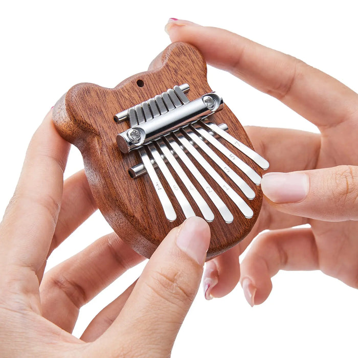 8 Key Mini Kalimba Thumb Piano Cute Gift Set For Kids