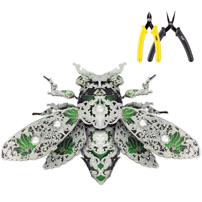 3D Metal Cicada Puzzle Set For Adult Brain Teasers