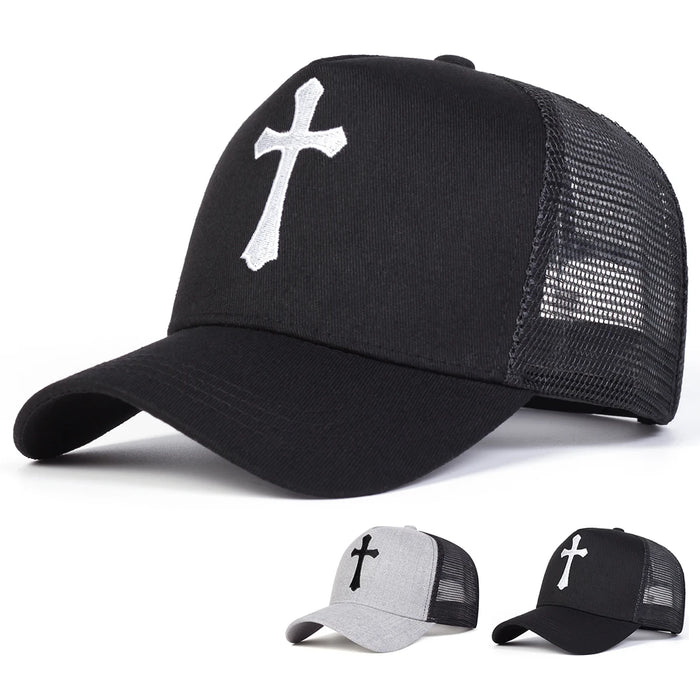 Embroidered Unisex Baseball Cap Adjustable Sun Hat For Spring / Summer