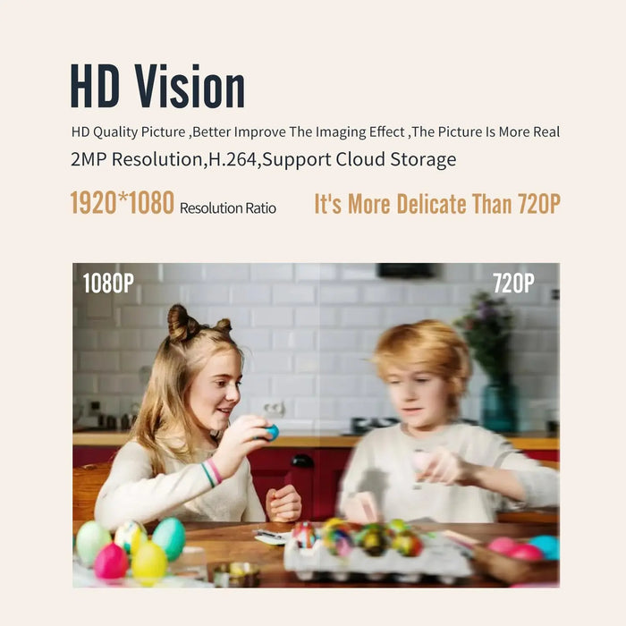 2025 Indoor Pan Tilt Smart Camera 1080P Hd Night Vision Motion Detection