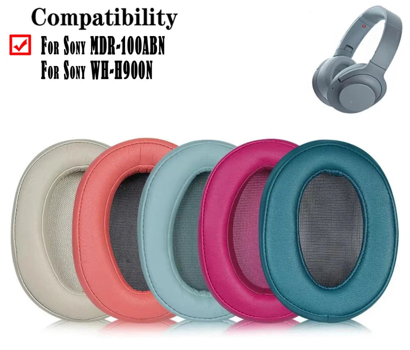 Pair of Replacement Ear Pads For Sony Mdr 100Abn Wh H900N Headphones Cushions For Sony Headset Repair