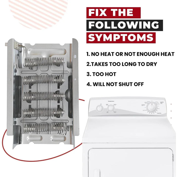 279838 Dryer Heating Element Compatible With Whirlpool & Kenmore Electric Dryers 3398064 8565582 Ah334313 Exp279838 Ap3094254