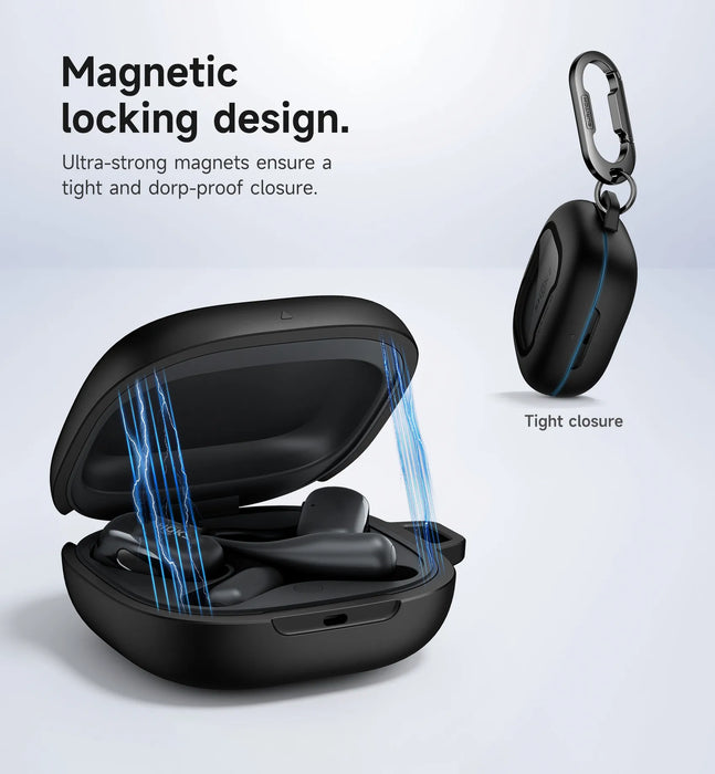 For Shokz Openfit 2 Full-Body Protection Case Earbuds With Magnetic Lid Lock