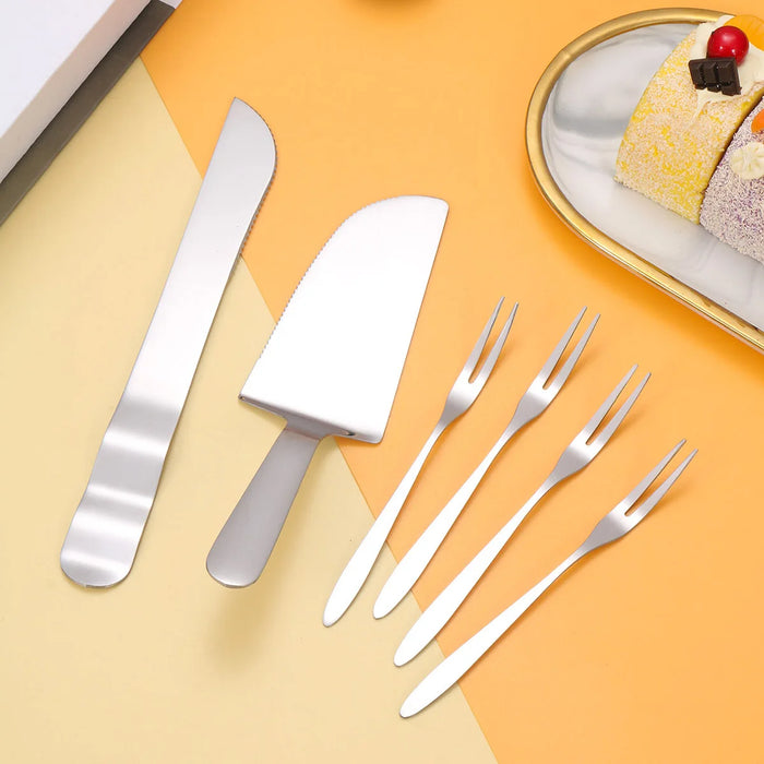 6 Piece Cake Shovel Set For Family Cake Cutting