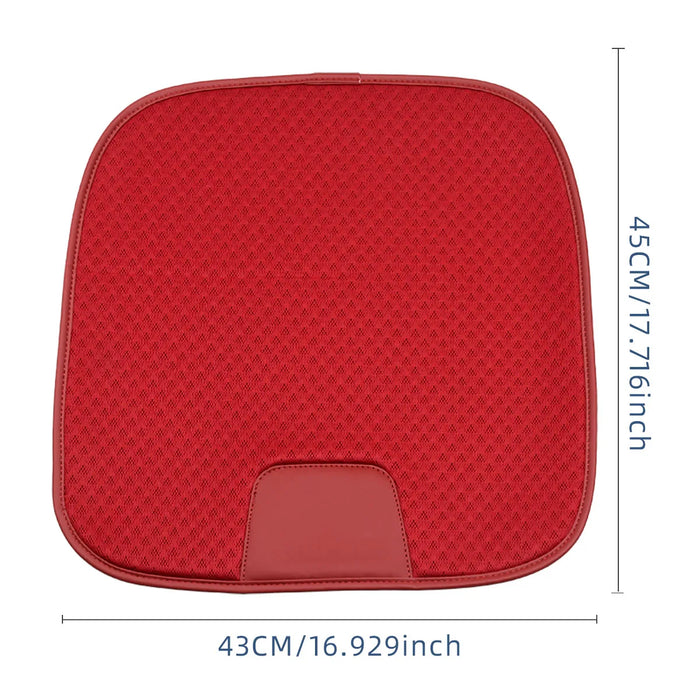 Breathable Ice Silk Car Seat Cushion Single Front Protector For Driver Summer Cool Accessory