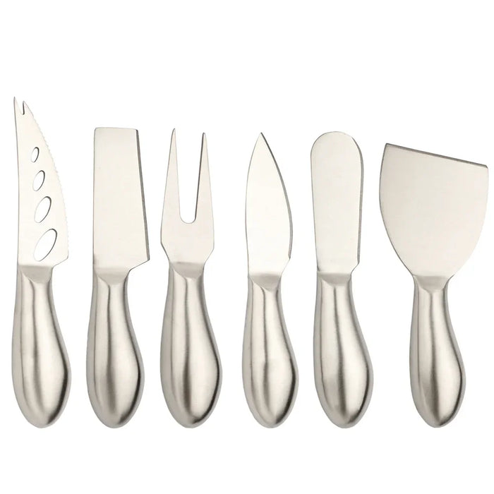 6 Piece Gold Mini Cutlery Set For Butter Cheese Slicing