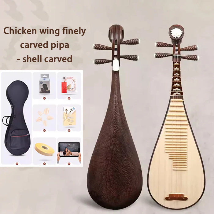 Traditional 102Cm Chinese Pipa For Beginners
