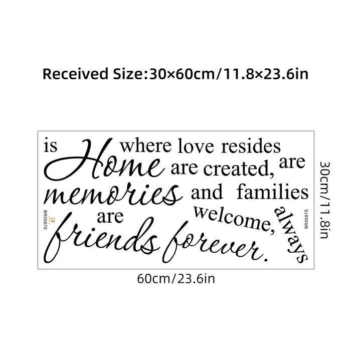 Encouraging Wall Mirror Stickers For Home Decor