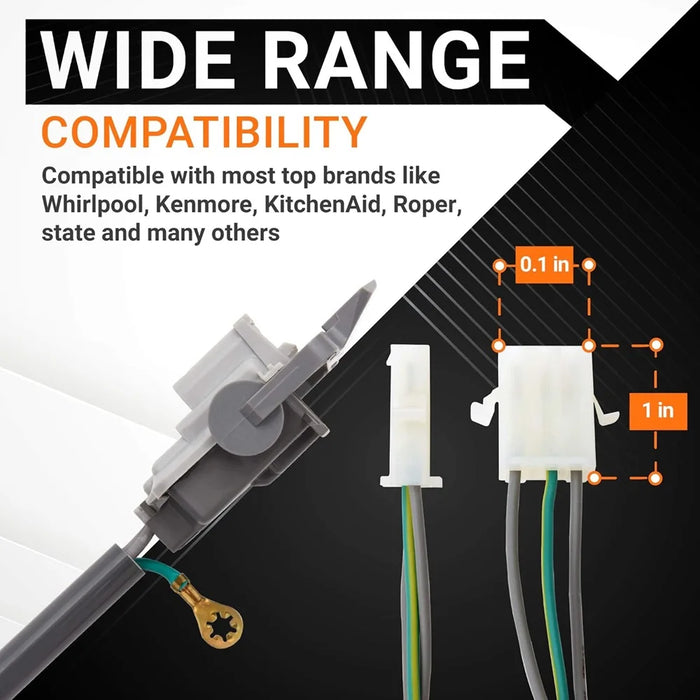 285671 Washer Lid Switch Compatible With Whirlpool & Kenmore Washers 3352629 3352630 3352634 Ap3094500 3355808