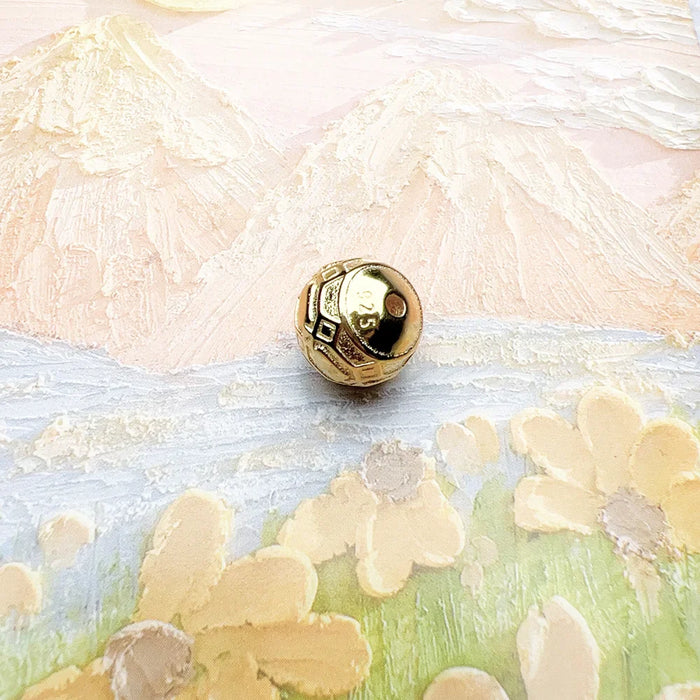 925 Sterling Silver Diy Charm High Quality Positive Energy Bead