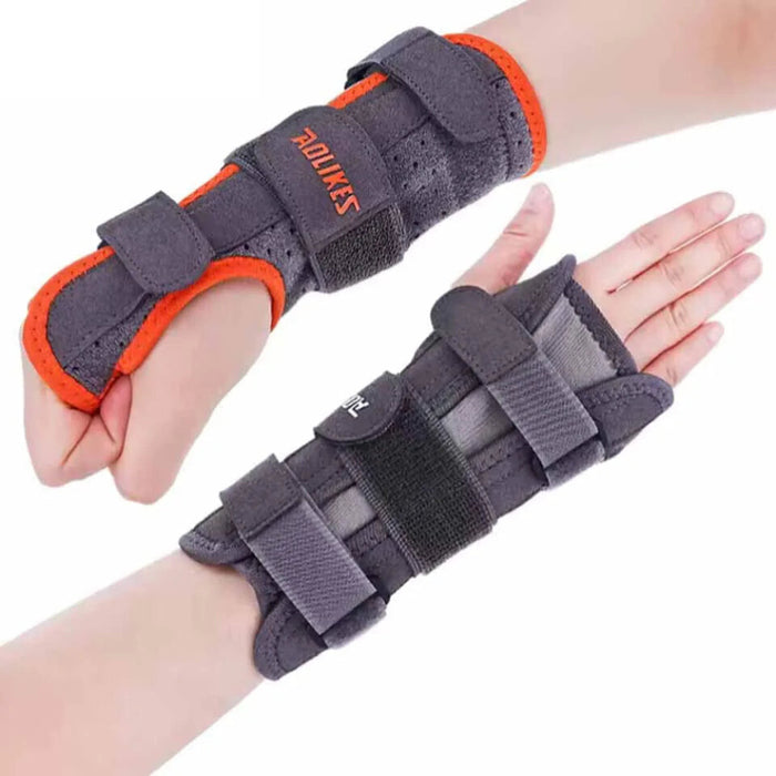 3 Strap Wrist Brace With Metal Splint Relieves Carpal Tunnel Tendinitis Arthritis