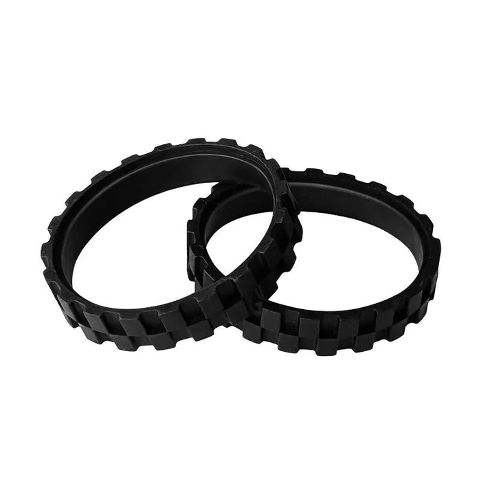 2 Pieces Vacuum Cleaner Wheel Belt Anti-Slip Tire Band Vacuum Robot Wheel Accessories Replacement For Irobot Roomba / Xiaomi / Roborock