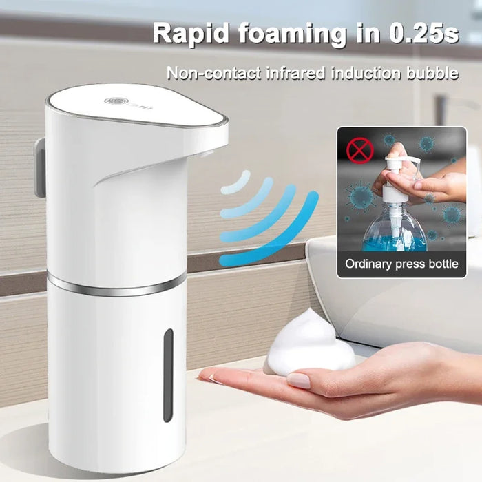 Touchless Automatic Soap Dispenser 1200Mah 400Ml Capacity Home Bathroom Hand Washer