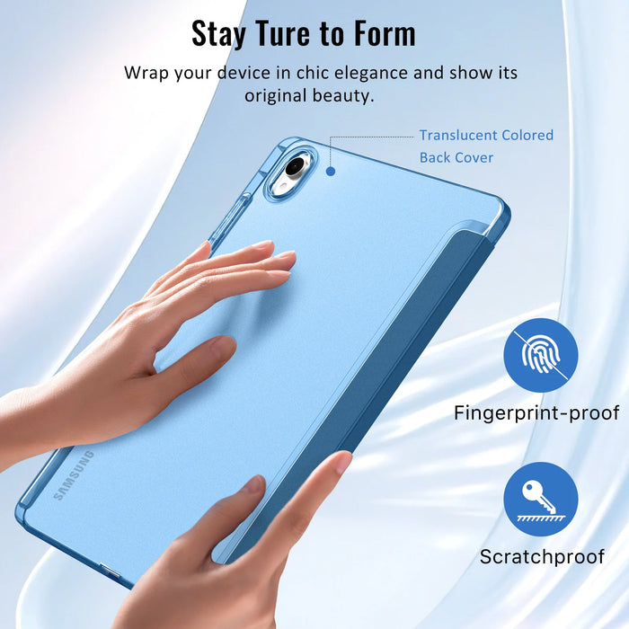 For Samsung Galaxy Tab S11 11 Inch 2025 Sm-X730 / Sm-X736B Slim Light Trifold Protective Pc Case With S Pen Holder