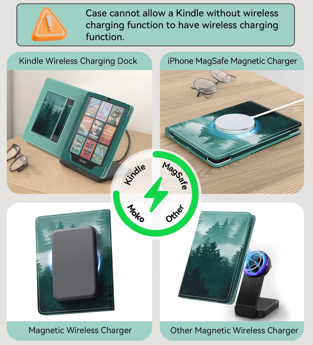 For 7 Inch / 6.8 Inch Kindle Paperwhite Signature Edition 12Th / 11Th Gen-2024 / 2022 And Kindle Coloursoft Magnetic Case