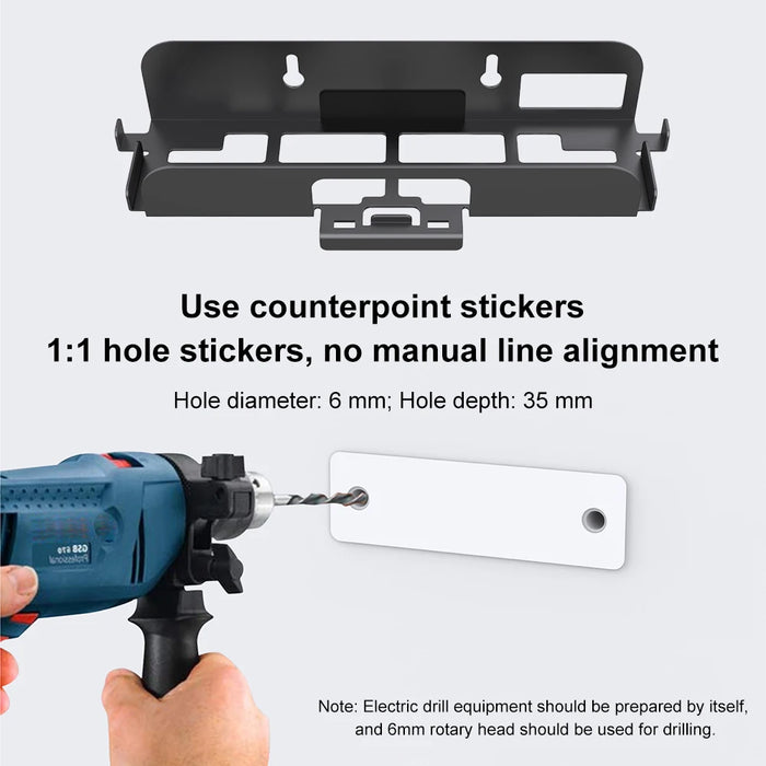 For Switch 2 Wall Mount Host Universal Wall Bracket Controller Hook Hanging Wall Holder Wall Stand With Controller Hook Stand