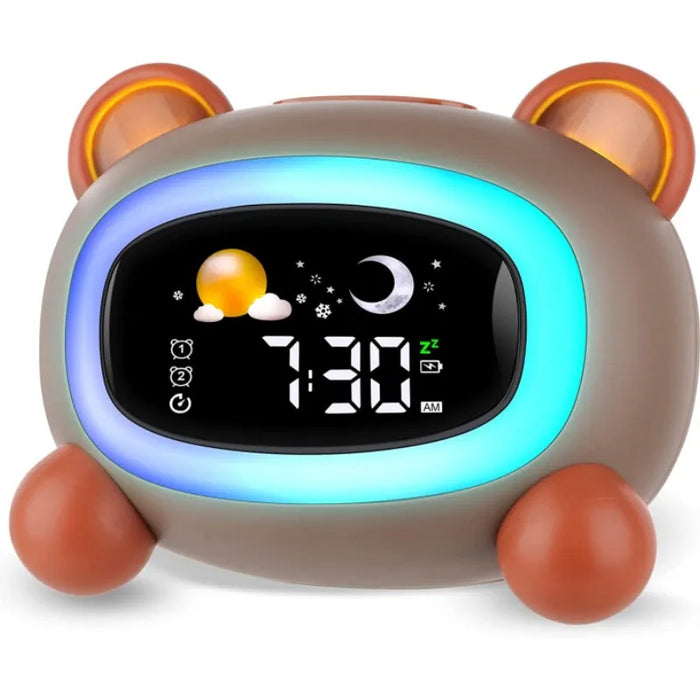 Kids' Sleep Training Alarm Clock With Sound Machine