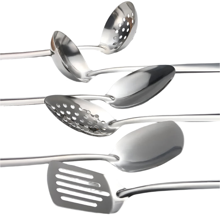 6 Piece Stainless Steel Kitchen Set For Restaurants & Families