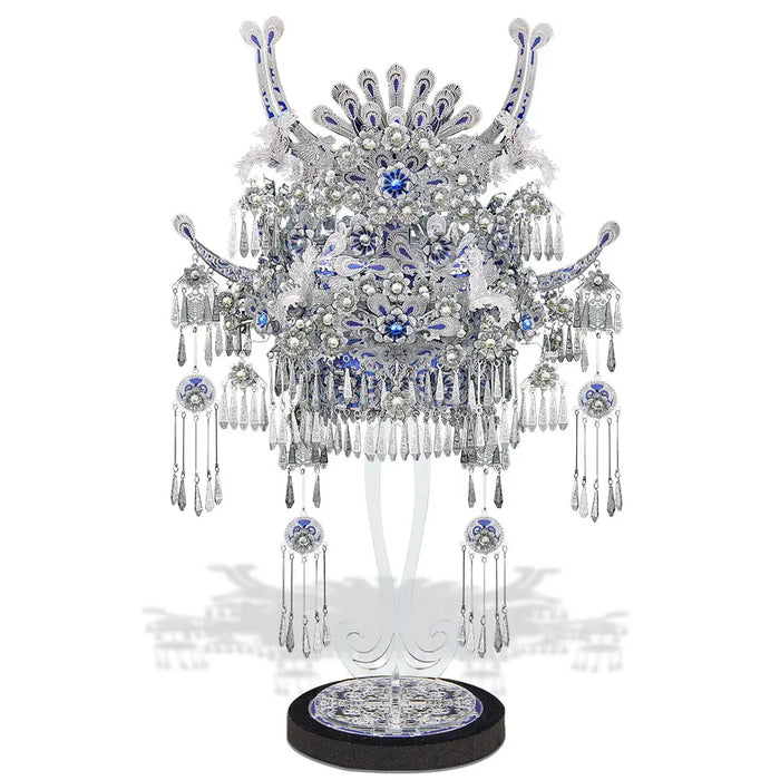 3D Metal Tiara Puzzle With Tassels Diy Assembly Kit