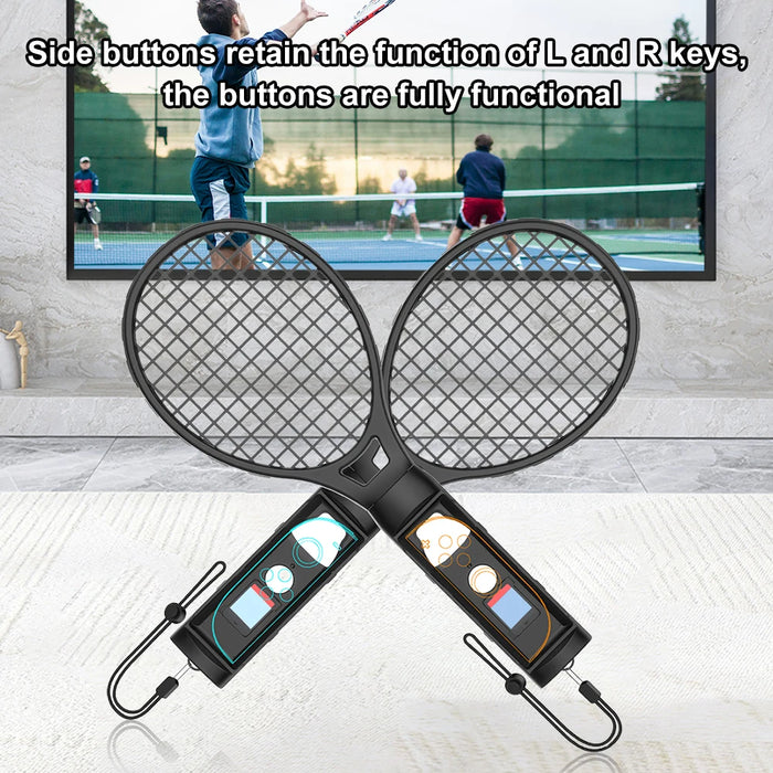 2Pcs Tennis Racket For Switch 2 Joy-Con Controller Tennis Racquet Grip Tennis For Switch 2 Controller Grips Sport Accessories
