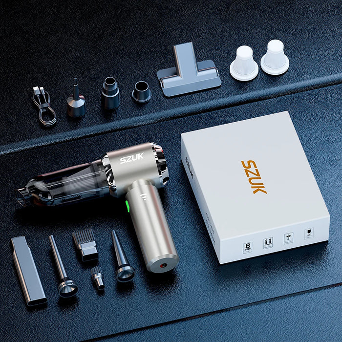 180000Pa Powerful Handheld Car Vacuum Portable Cleaning Machine For Home & Auto